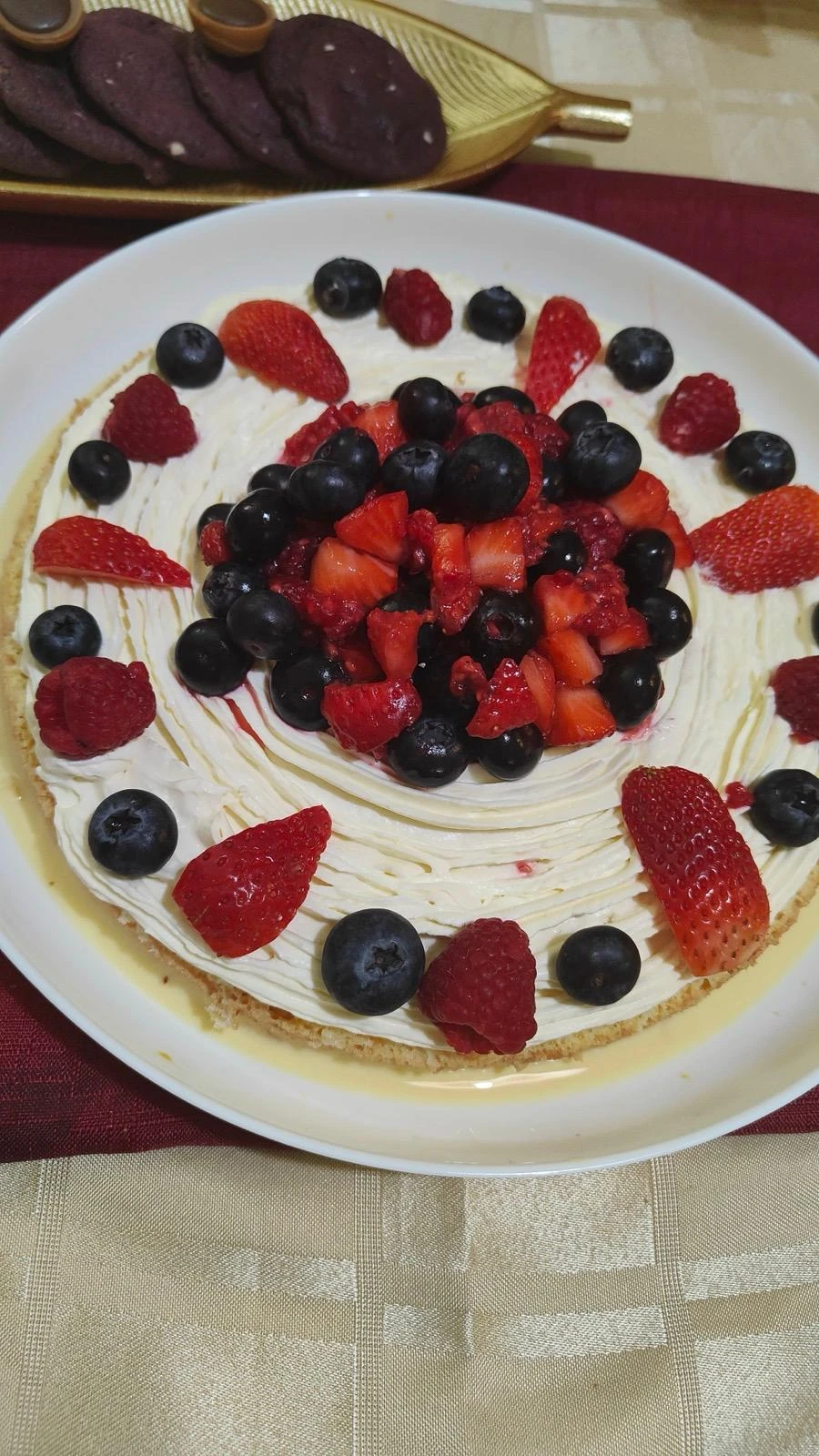 Fresh berry dessert