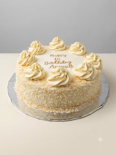 Classic cream celebration cake